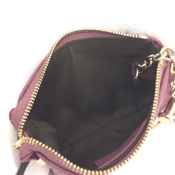 GUCCI Micro Shima GG Logo Pink Leather Coin Purse Wallet /R4607 - Picture 7 of 8